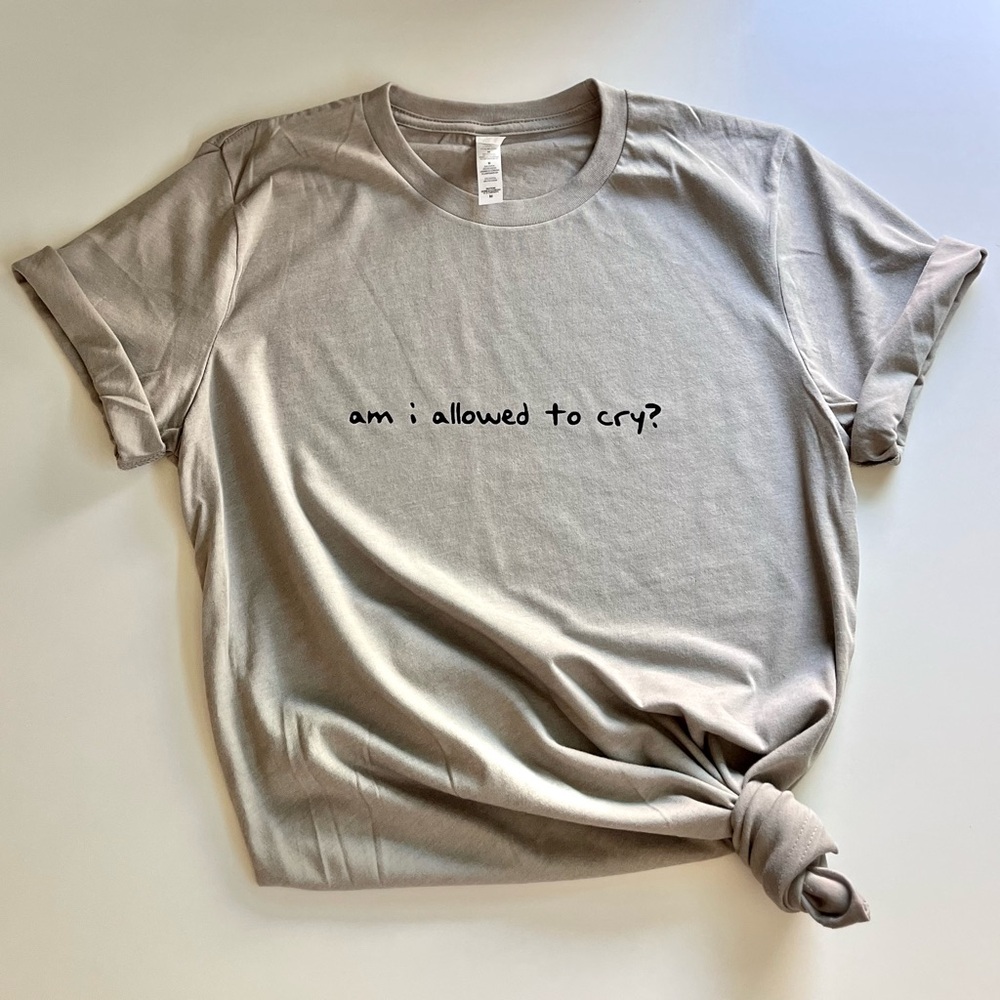 Am I allowed to cry Lyric shirt tortured poets deptartment unhinged Taylor Swift